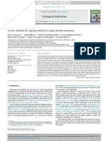 Article in Press: A New Method For Ageing Wild Boar Using Dental Measures