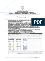 Microsoft Office Excel Data Analytics Lab Activity Instructions