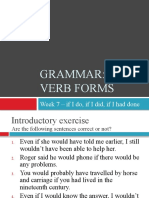 Les 8 Units 38 - 40 Grammar Verb Forms 7 If (Student Version For HUbl)