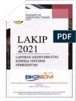 Lakip BKPSDM Kabupaten Tanah Laut Tahun 2021