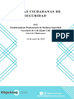 Alerta Seguridad Ciudadana #002 - Carcel de Cali, Colombia