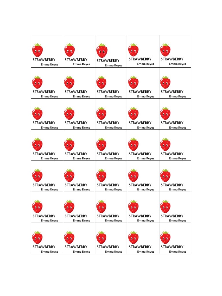 STRAWBERRY PDF
