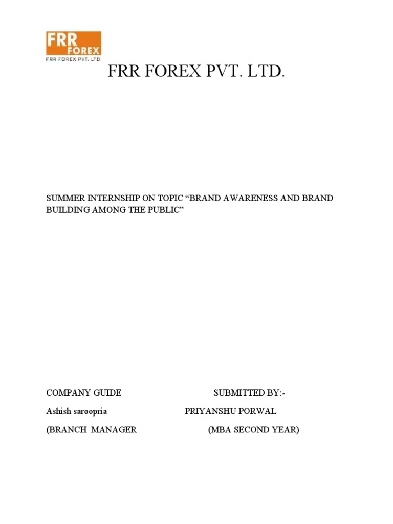 Executive Summary 2 Traveler S Cheque Foreign Exchange Market - 