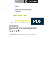 Propiedades Mecánicas Del Depósito: E 8018 B6 67 000 Mín 80 000 Mín 19 Mín