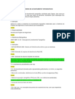 Premissas - Levantamento Topograficos