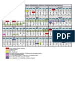 Calendario ESADCYL 2022-23