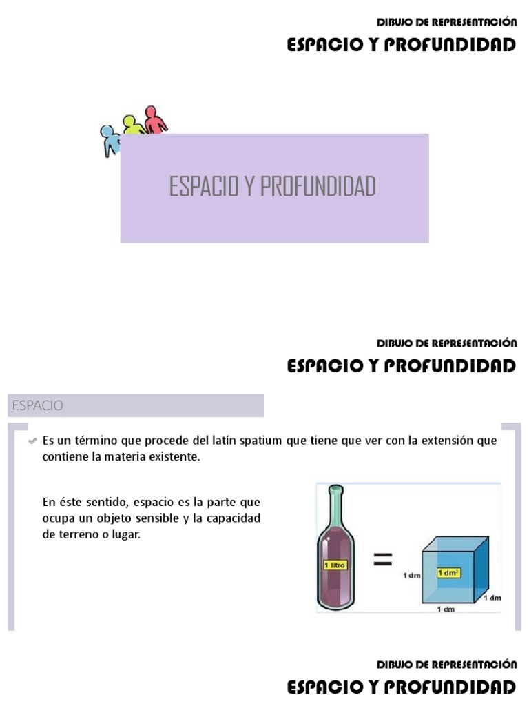 Espacio y Profundidad en Dibujo | PDF | Dibujo | Perspectiva (Gráfica)
