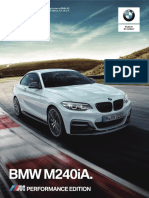 Ficha Técnica BMW M240iA M Performance Edition 2018