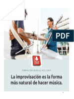 2 La Improvisación Es La Forma Más Natural de Hacer Música