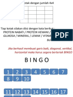 Cerna Bingo Game