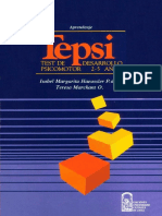 TEPSI - Test de Desarrollo Psicomotor 2-5a
