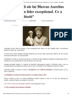 Cele 10 Reguli Ale Lui Marcus Aurelius Pentru A Fi Un Lider Exceptional