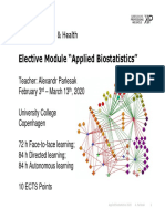 Applied Biostatistics 2020 - 02 The R Environment