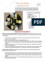 Apple Browning Experiment