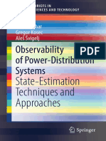 Observability of Power-Distribution Systems: State-Estimation Techniques and Approaches