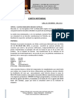 Carta Notarial Jose Vilchez