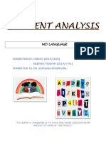 Lang - Content Analysis