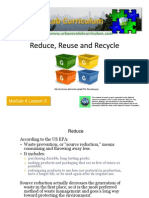 M4 L9 Reduce, Reuse, Recycle