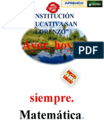 SESION DE MATEMATICA 3ro, 4to y 5to.