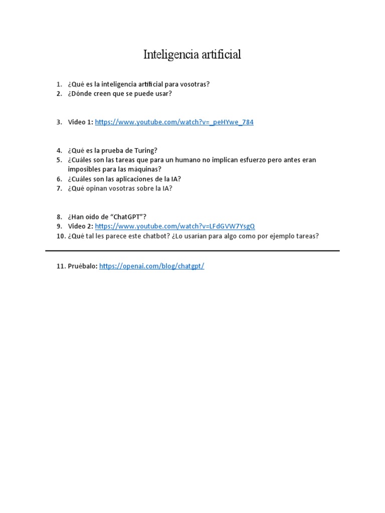 Inteligencia Artificial | PDF