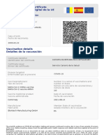 Certificado COVID Digital de La UE - Vacunación - Y7862207Q