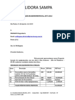 Proposta Locação Escavadeira Priorato Engenharia