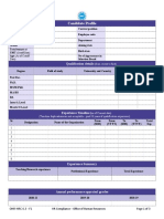 Proforma 26th Selection Board