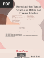 Resusitasi Dan Terapi Awal Luka Bakar Dan Trauma Inhalasi