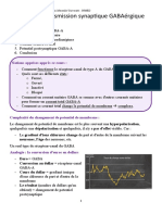 CH 5 - Transmission Synaptique GABAérgique