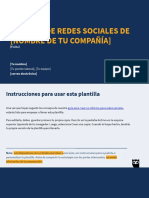 Informe de redes sociales de NOMBRE DE TU COMPAÑÍA