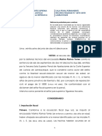 Declaracion Victima Menor Delito Sexual No Exigible Fechas Exactas RN 2072-2018-Lambayeque