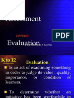 Assessment and Evaluation-Christian Austria