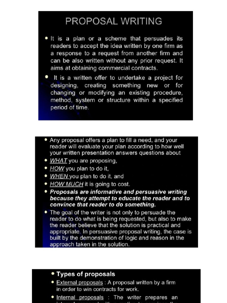 Proposal Writing PDF