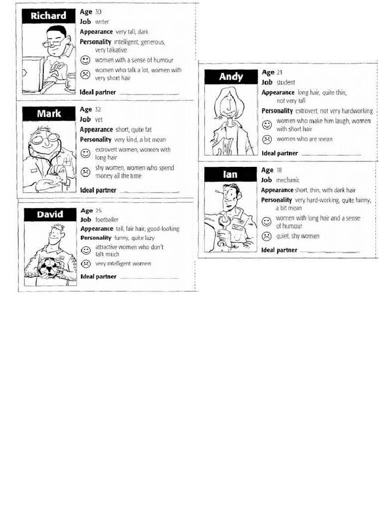 The Ideal Partner Exercise PDF