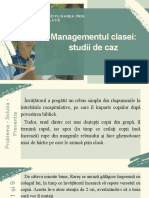 Studii de Caz (Managementul Clasei)