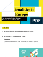 Nationalities in Europe