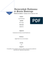 Los acontecimientos políticos de la crisis dominicana de 1961-1965