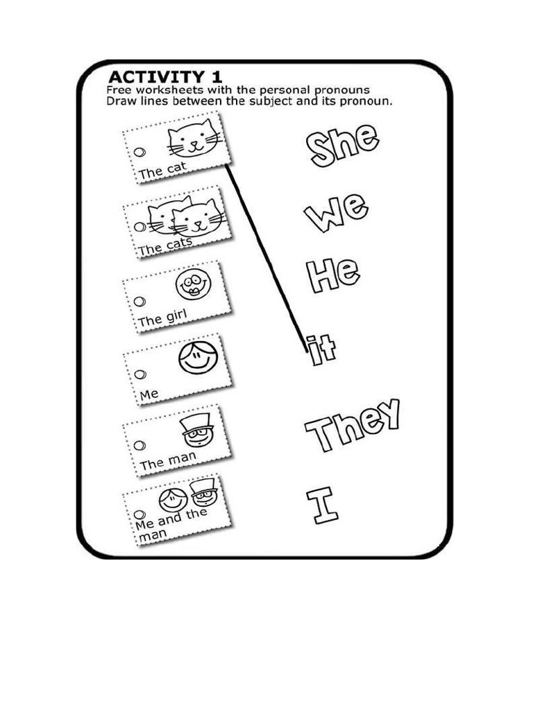Personal Pronouns 1 | PDF