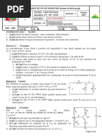 IUC Composition de Fin de Semestre I 2022 2023 Electronique 1 ET ER MAB Rattrapage_085301