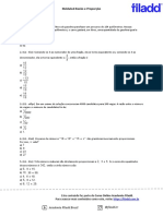 Razão e Proporção Exercícios