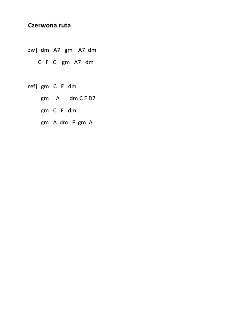Czerwona Ruta | PDF