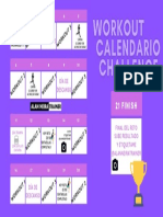 Calendario WORKOUT