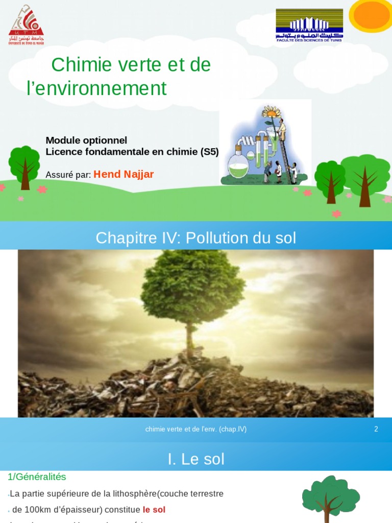 Pollution des sols : enjeux et solutions | PDF | Sol (pédologie ...