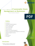 The Impact of Sustainable Waste Management For Bank Managers