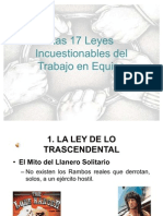 17 Leyes Incuestionables para El Trabajo en Equipo