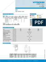 Vitrohm RXF Wirewound Fusible Resistor Datasheet