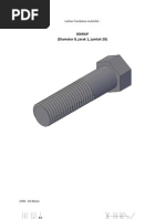 Download Latihan AutoCAD membuat Sekrup by Luthfan Almanfaluthi SN62012131 doc pdf
