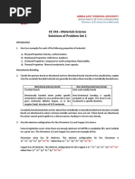 Solutions of Problem Set 1