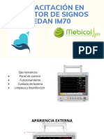 Capacitacion en Monitor de Signos Edan Im70