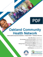 Oakland Community Health Network Brochure